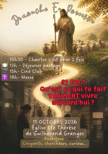 Dimanche en paroisse le 12 octobre 2026